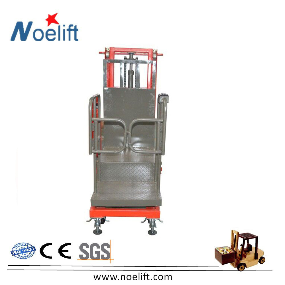 300 kg  electric stair climbing trolley  semi-electric self-load order picker forklift