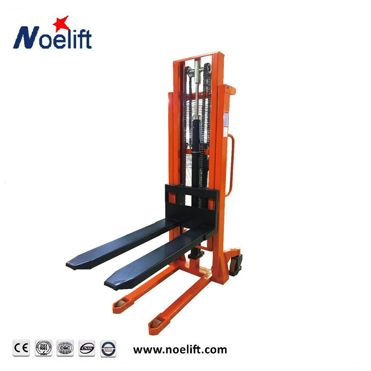 Tools 1 Ton 2 Ton Pallet Stacker Truck Lift Fork Hand Forklift