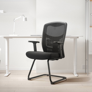 Medium Back Black Mesh Back Visitor Chair