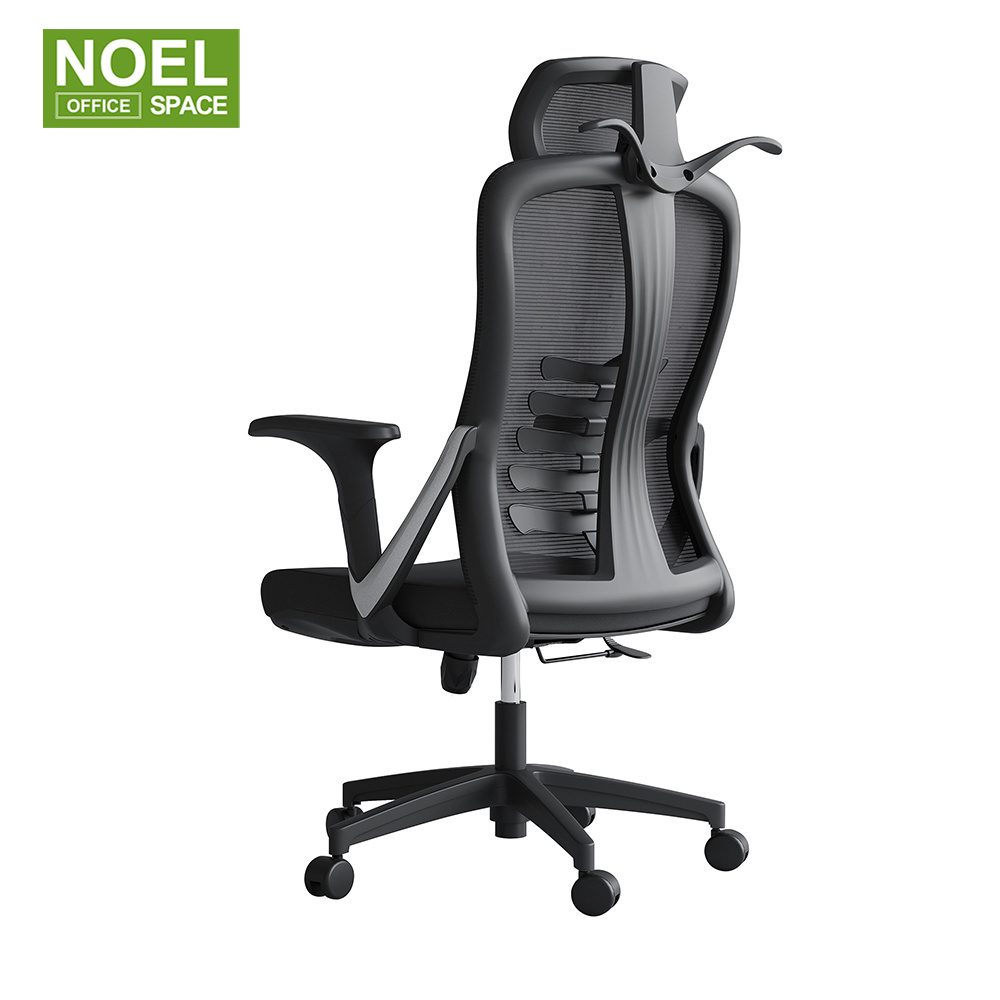 China Manufacture Modern Ergonomic Swivel Computer Home Office Chair With Black Mesh Fabric