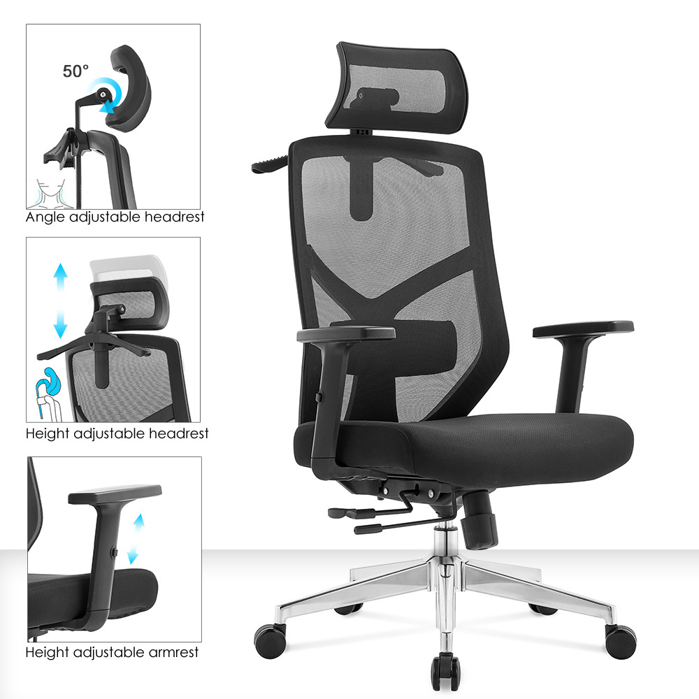 NOEL Wholesale Modern silla ejecutiva de oficina Adjustable Swivel Computer  Ergonomic Office Chairs Manufacturing