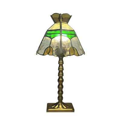 Creative European Bedroom Bedside Lighting Decoration Tiffany Table Lamps Retro Glass Shade Table Lamp