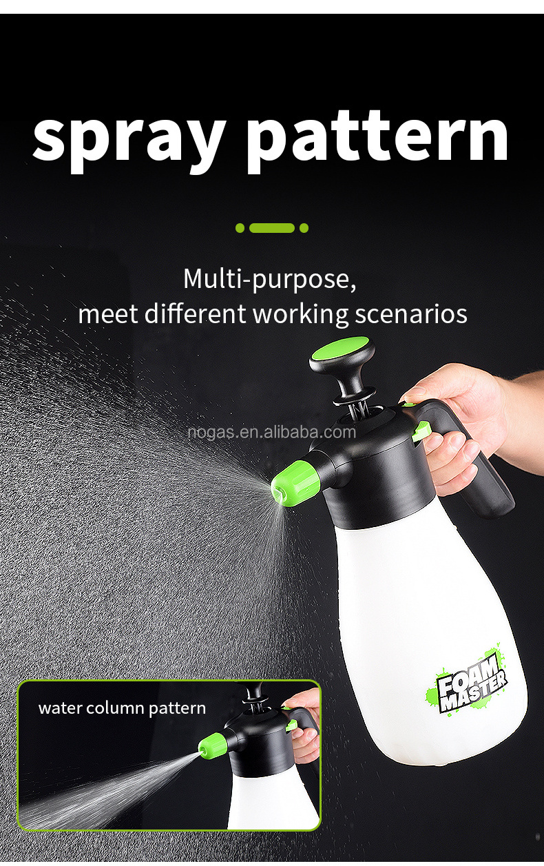 1.8L 2.2L new designed Foam Cannon Pro Snow Foam Lance Gun Car Business OEM S Adapter Environmental Plastic Color