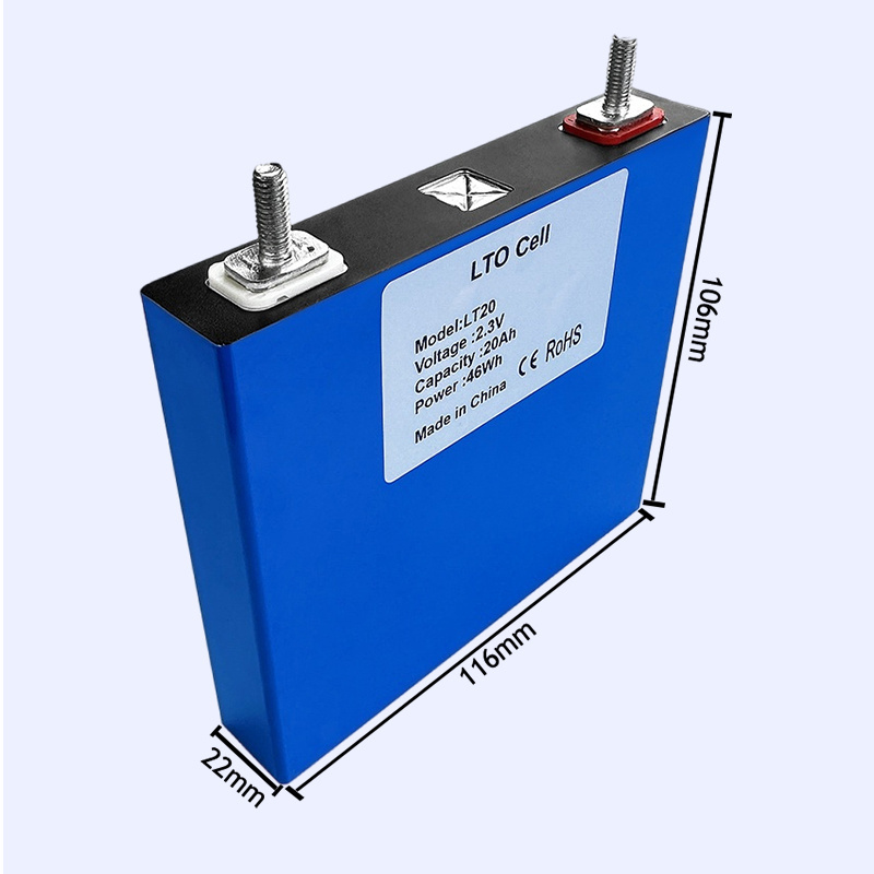 Wholesale lto battery cell toshiba scib 20ah 2.3V prismatic rechargeable lithium titanate battery