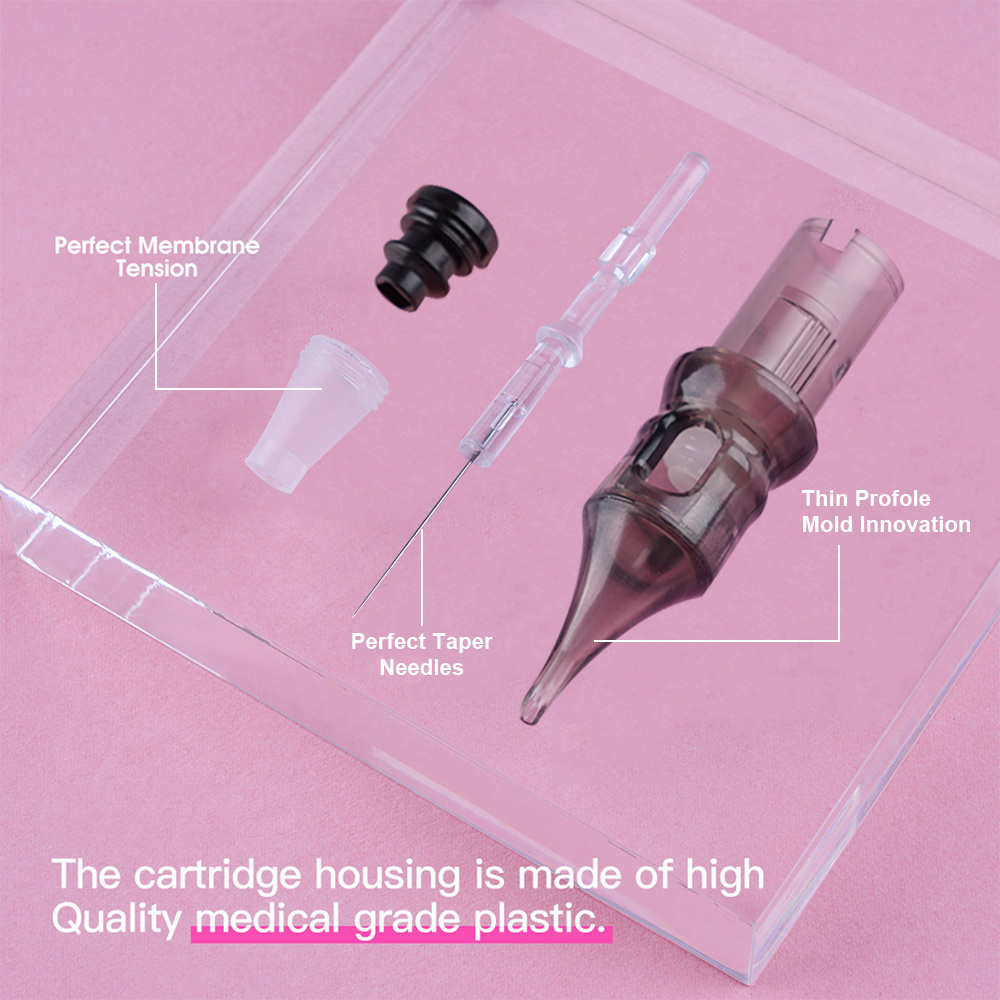 NOIR MOQ1000 RM Tattoo Cartridge Needle 100% Sterilized Disposable M1 RS RM RL Tattoo Needle Cartridges Direct Sale