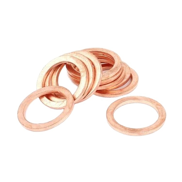 540 Pcs Copper Washer Assortment -Seal Gasket Ring Copper Gasket Copper Washer Kit