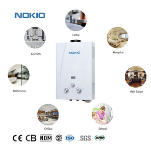 NOKIO China Supplier Tankless Instantaneous Gas Water Heater  Low Price Indoor Home Water Heater