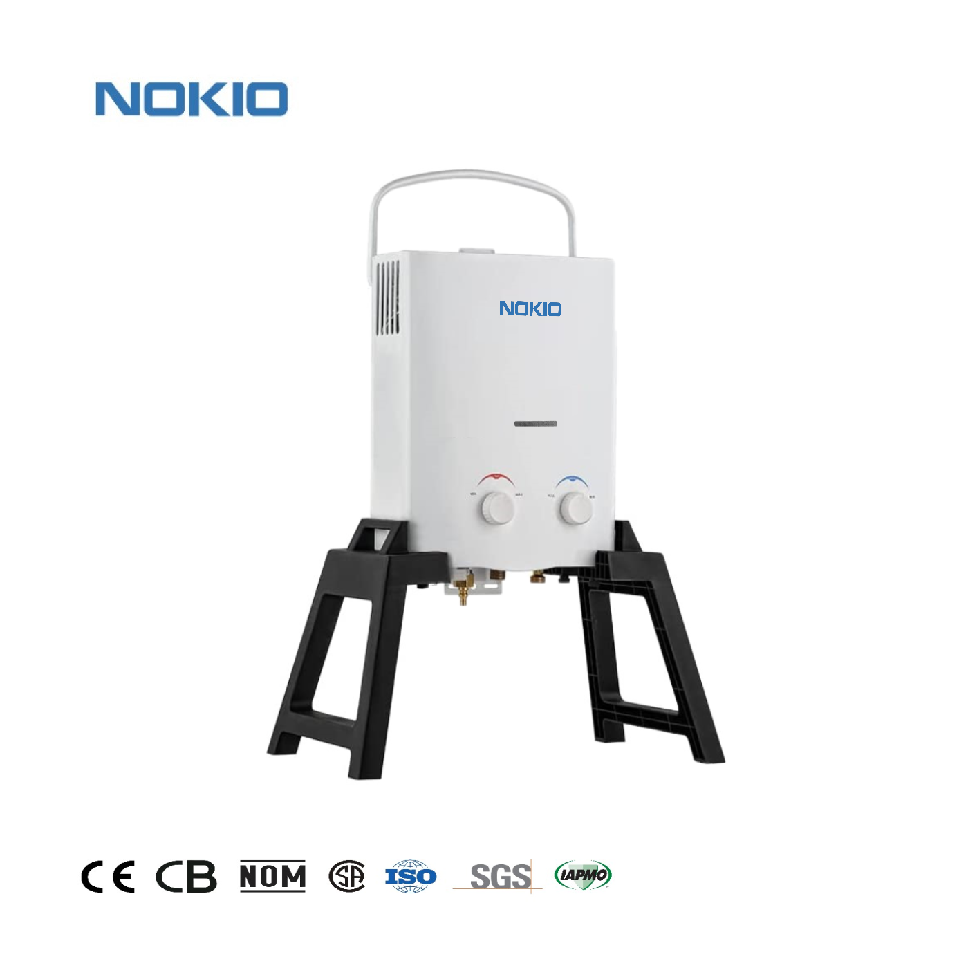 NOKIO Good Quality Water Heater 6L 10L Portable Camping Gas Water Heater