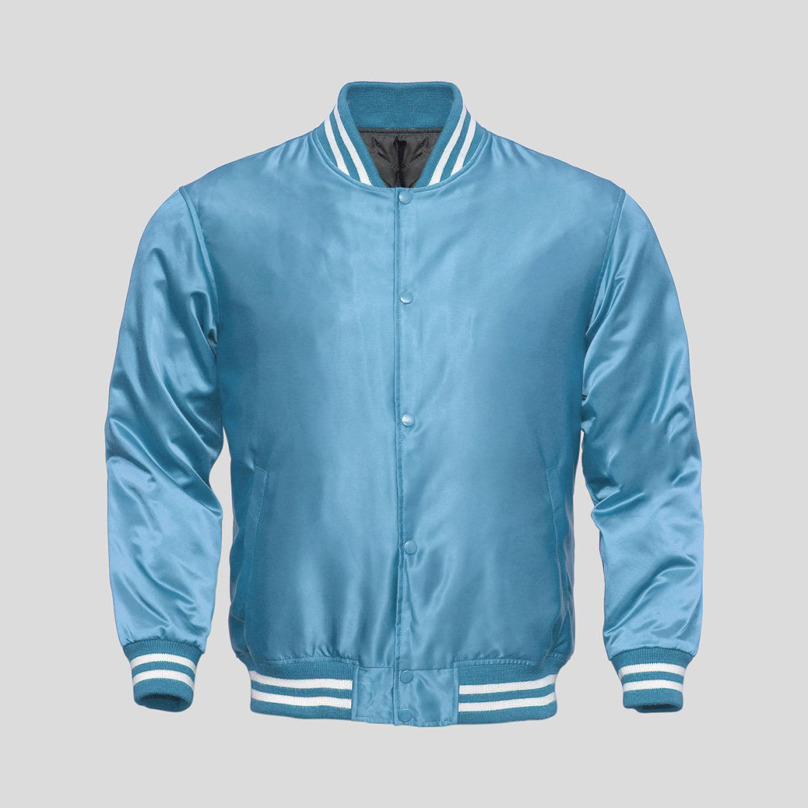 Women's Embroidery Satin Bomber Jackets Custom Satin Bomber Baseball Varsity Jackets AT NOKI WEARS