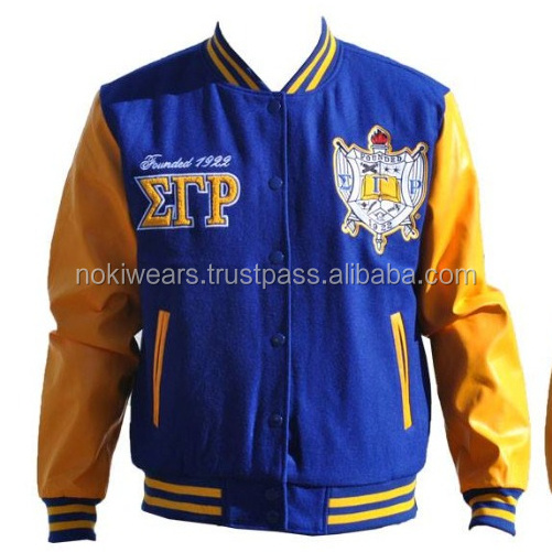 High Quality Custom Greek Letterman Varsity Jackets Custom Varsity Letterman Jackets Wholesale Baseball Varsity Hooded Letterman