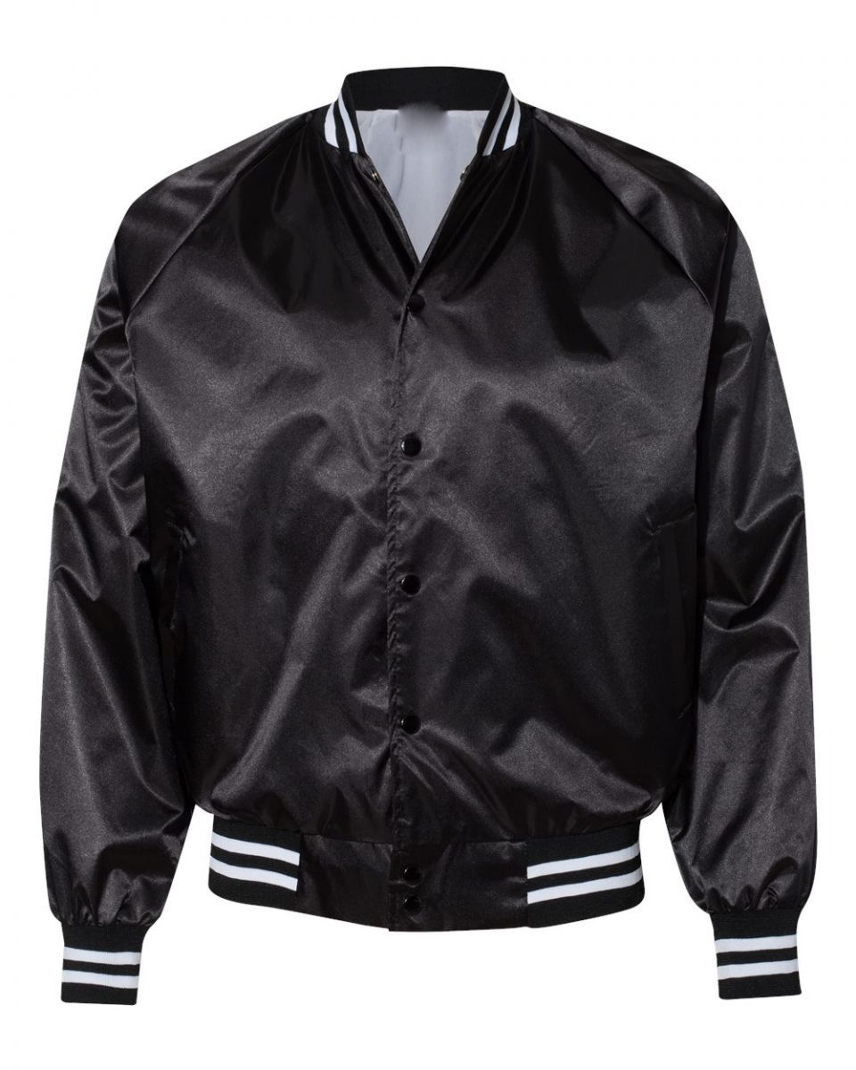 Men's Clothing Satin Varsity Jackets Satin Letterman Baseball Jackets Unisex Custom Satin Bomber Varsity Jackets