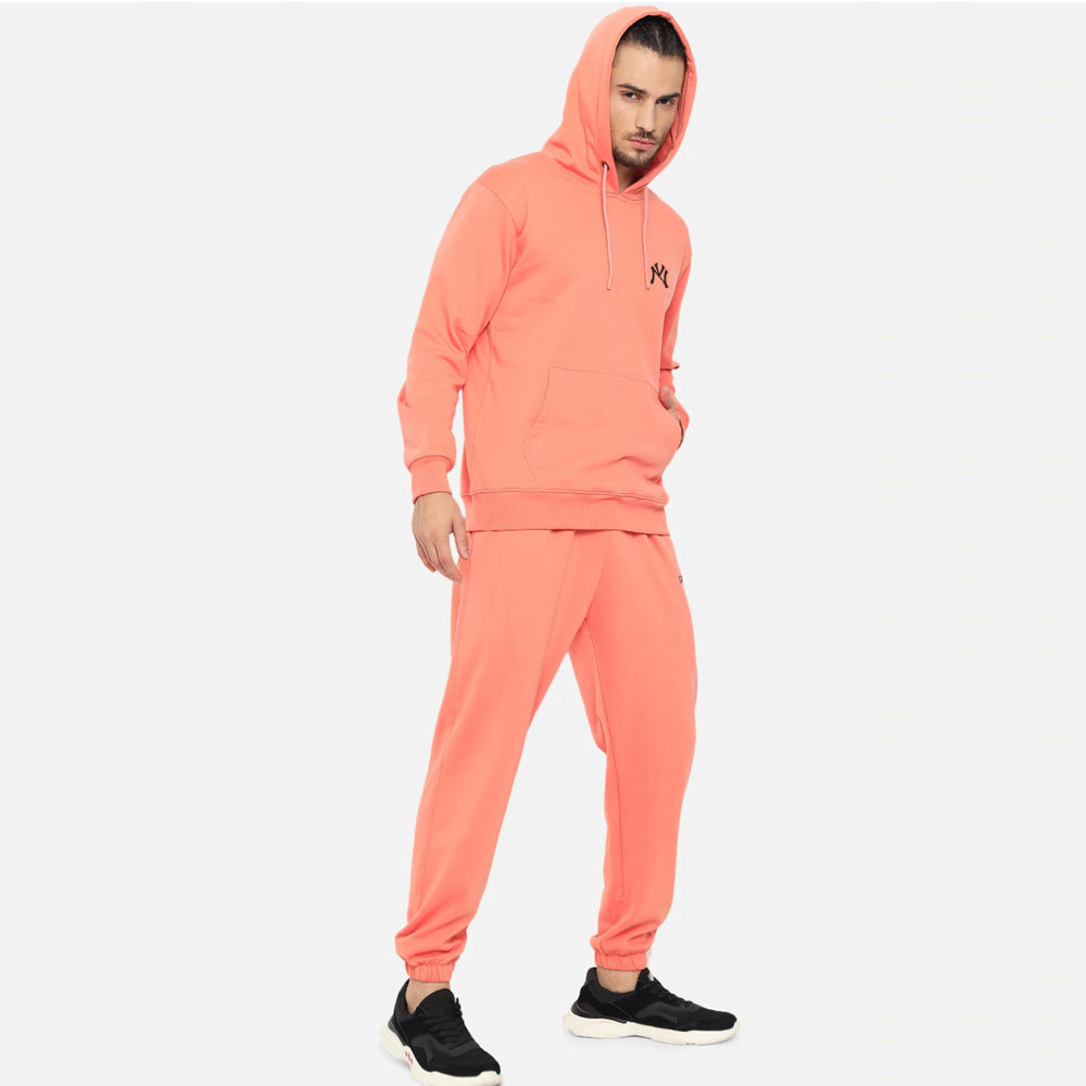 Custom Mens Pullover Track Suit Sets Training Fitness Sports Sweatpants And Hoodie Two Piece Set Tracksuit For Men