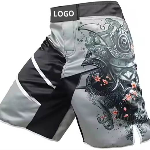 Custom Logo Shorts Men's Mma Shorts Custom Made Sublimation Unisex Sublimation Muay Thai Shorts