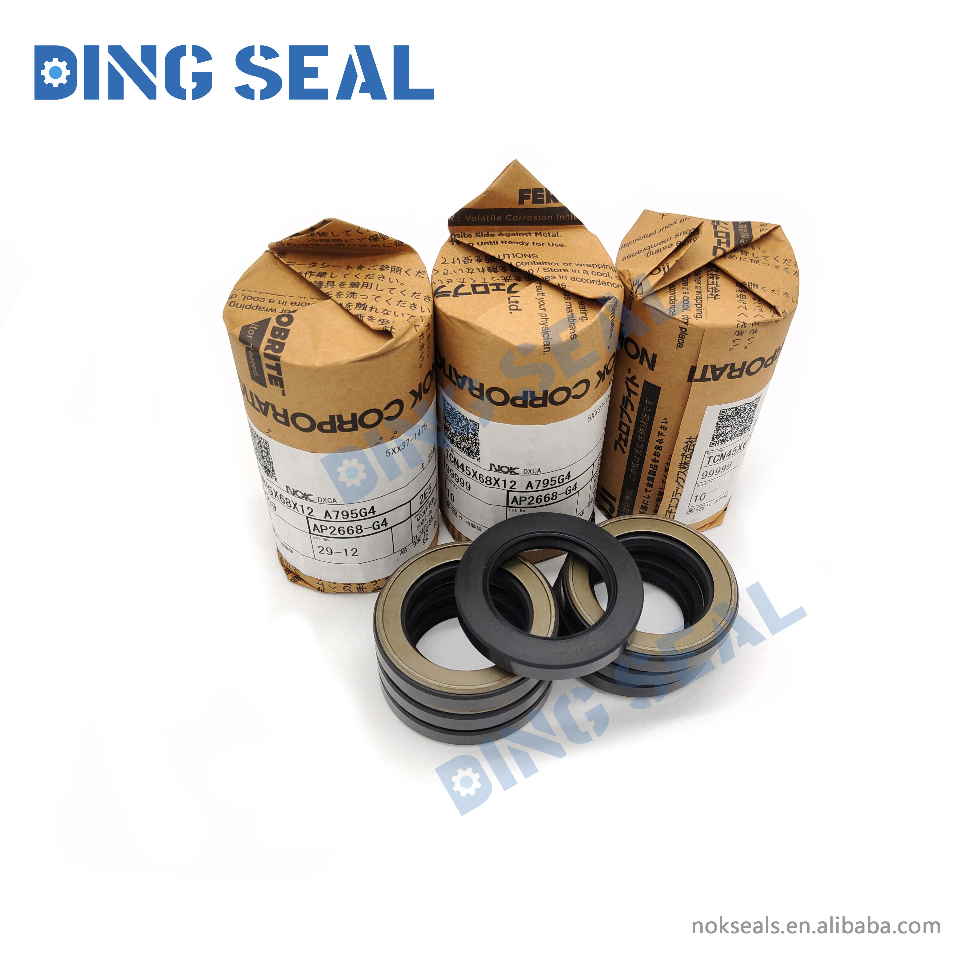 HOT product AP2668-G4 AP2668G TCN 45*68*12 NBR NOK original, high pressure oil seal for hydraulic pump swing motor travel motor