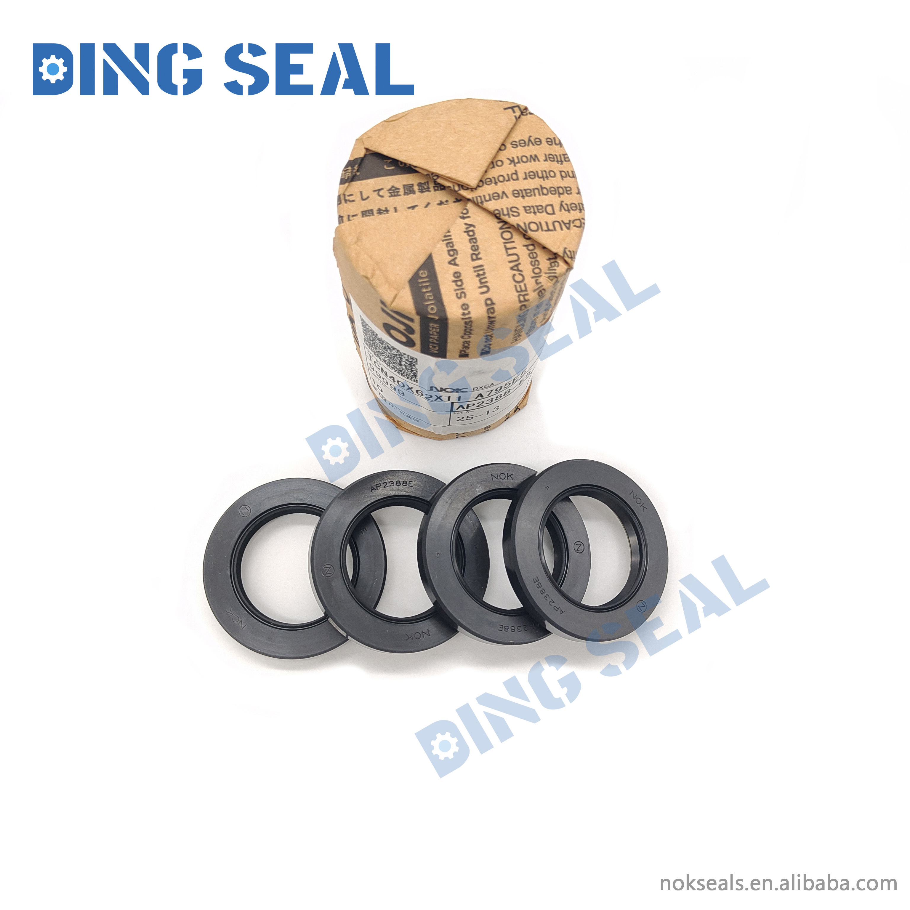 AP2388-E5  AP2388E TCN 40*62*11 NBR NOK Original, High Pressure Oil Seal for Hydraulic Pump Swing Motor Travel Motor