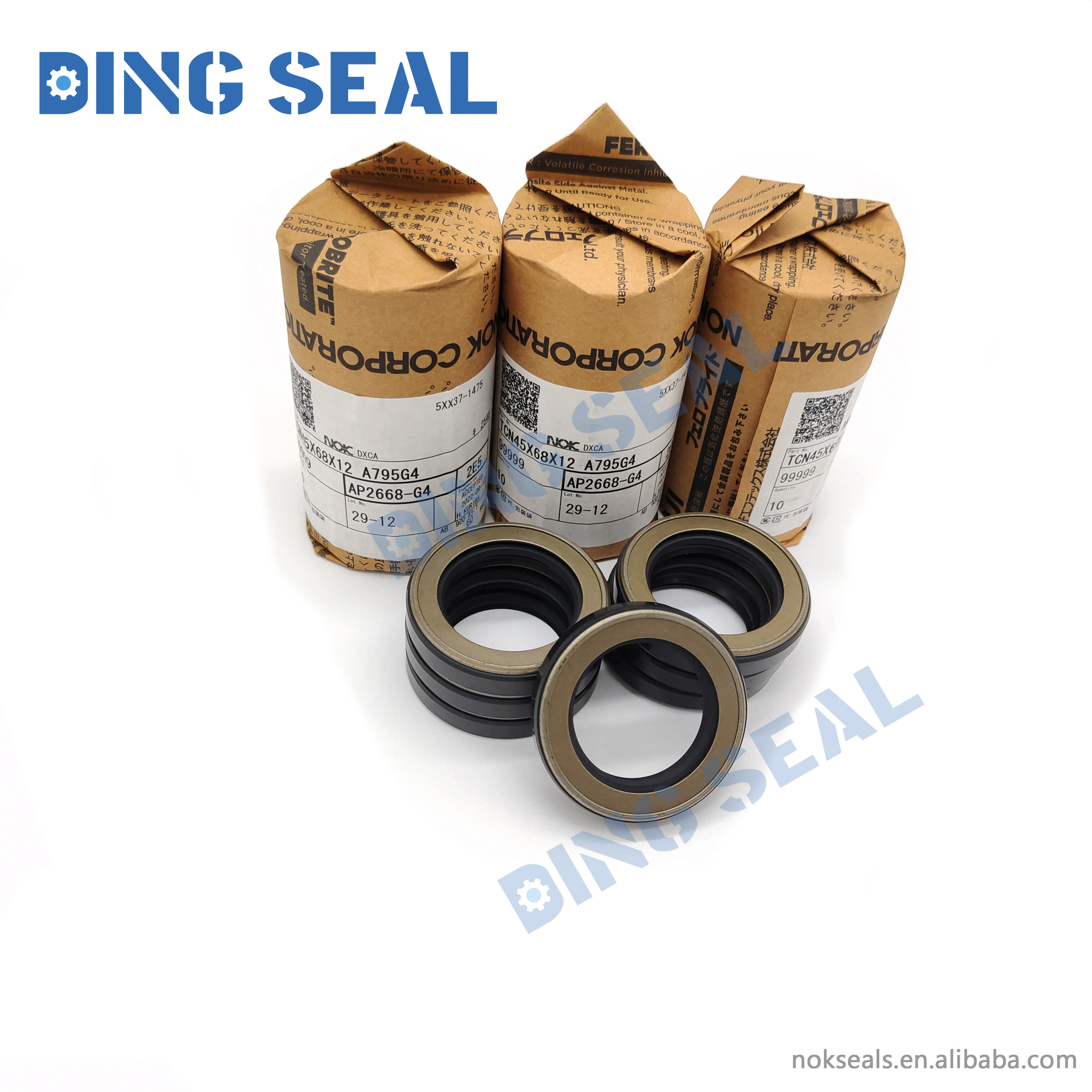 HOT product AP2668-G4 AP2668G TCN 45*68*12 NBR NOK original, high pressure oil seal for hydraulic pump swing motor travel motor