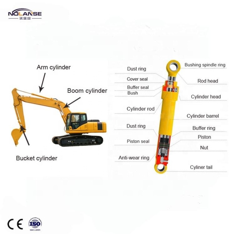 Excavator Hydraulic Oil Cylinder Boom Arm Bucket Cylinder CAT 390D Stick Cylinder