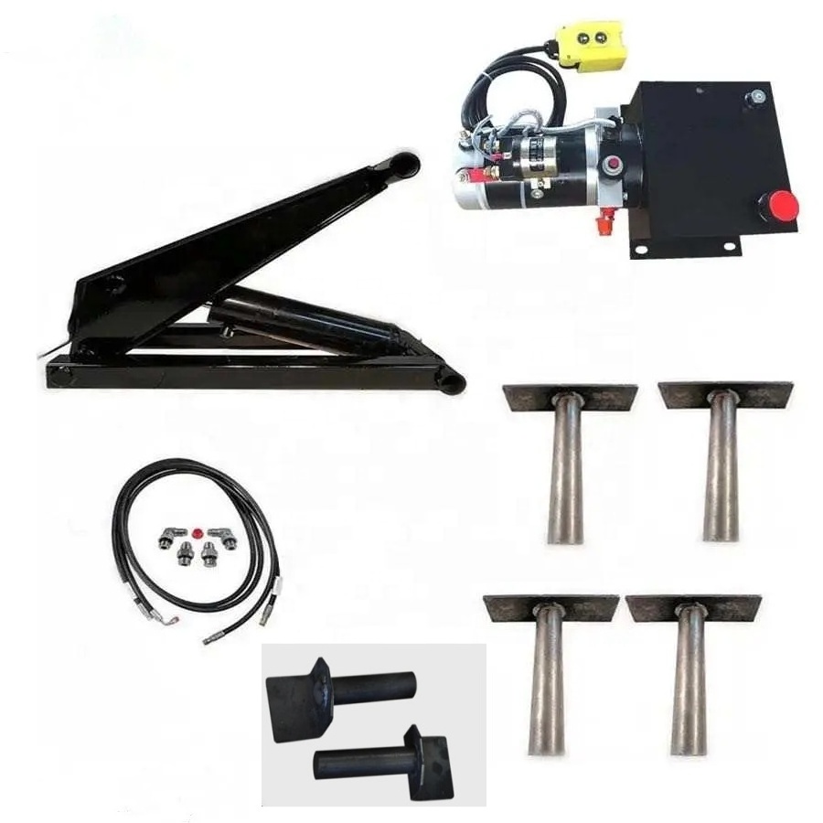 Wholesale PH621 12ton Tipper Kit Dump Trailer Truck Hydraulic Scissor Hoist Lift Kits