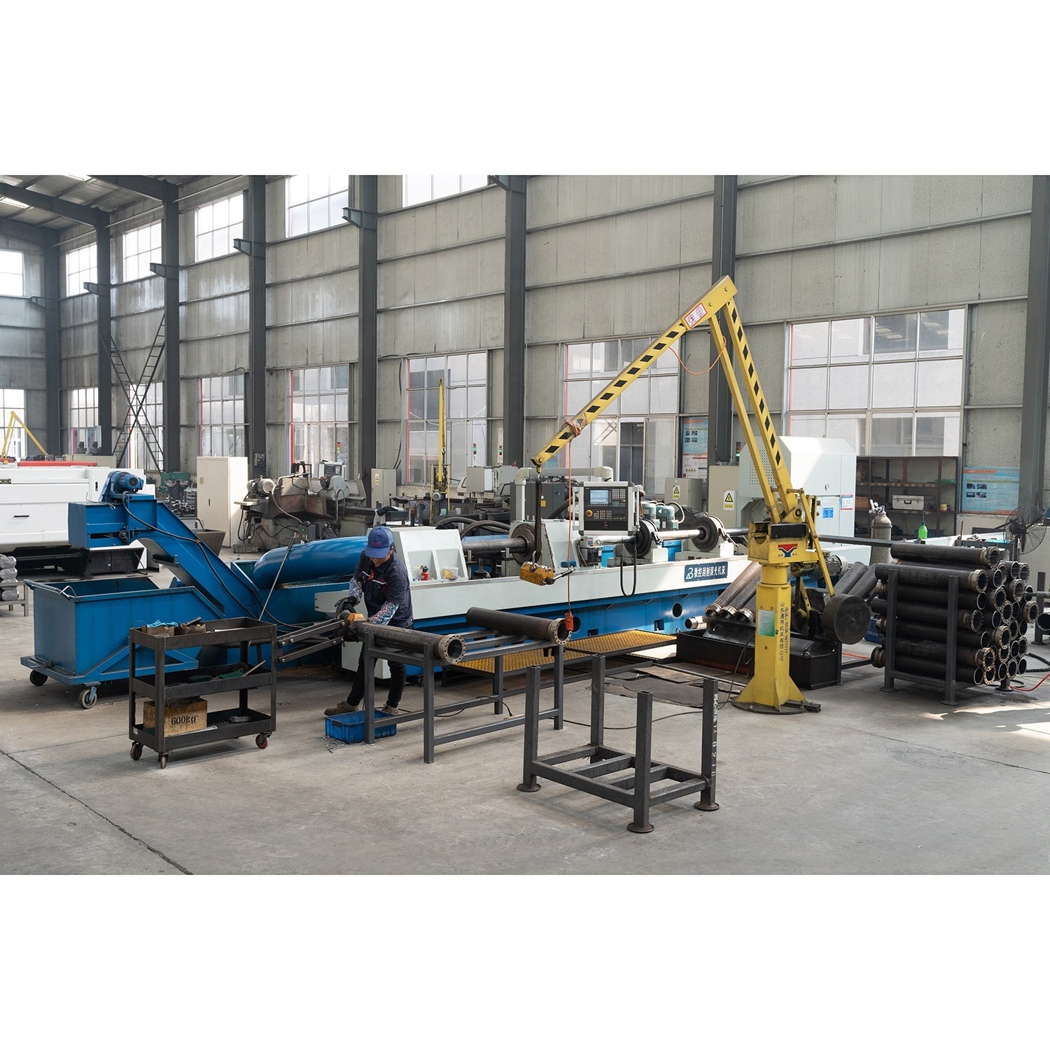 Arm Folded Lifting Tools 1500kgs Balance Jib Crane JB Flexi Cranes For CNC Machine Shop