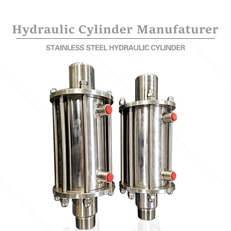 Boat Factory Double Acting Stainless Steel Hydraulic Cylinder For Lifting Equipment