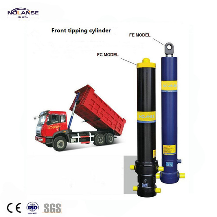 NOLANSE Hydraulic Lift Cylinder Dump Truck Lift Cylinder Tail gate Lift Long Stroke Hydraulic Cylinder