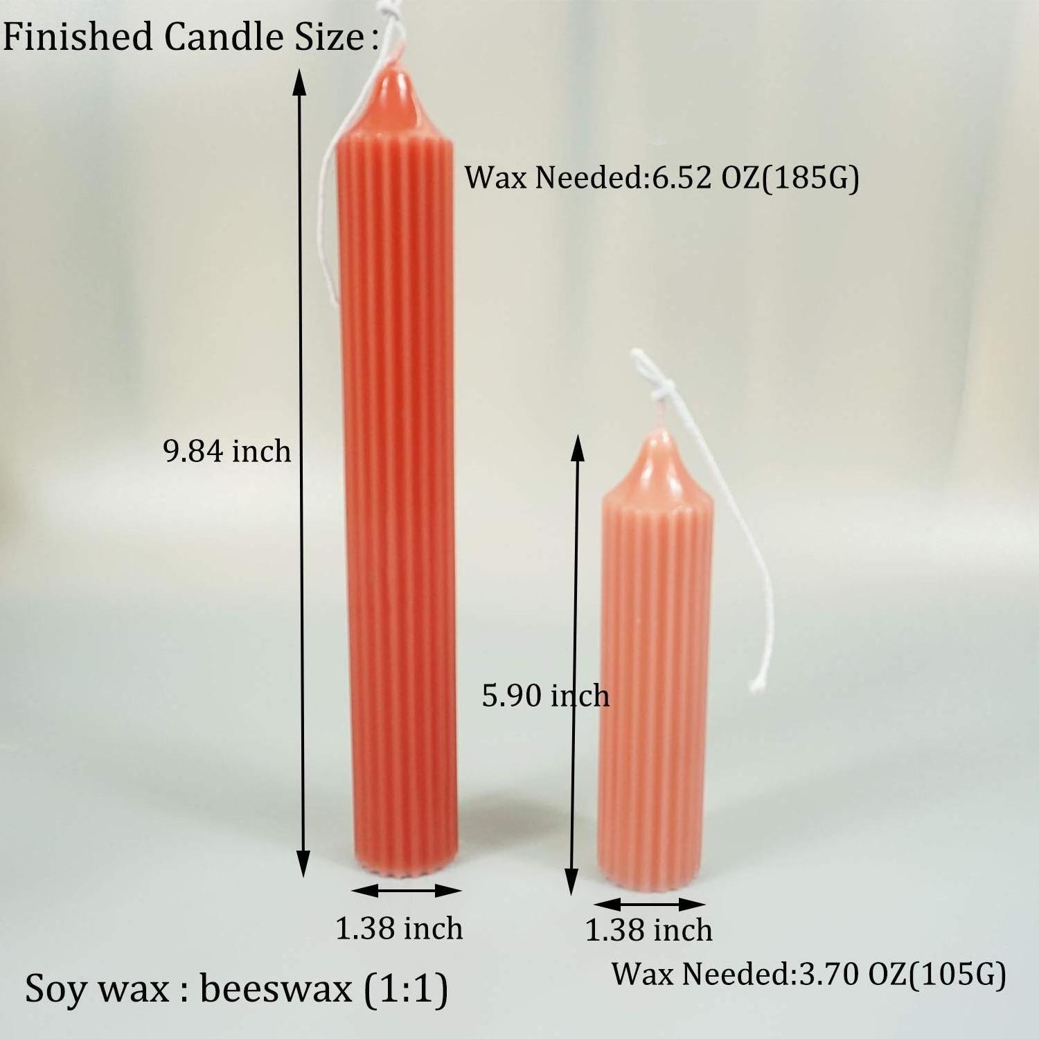 Hot Sale Plastic Candle Molds for Candle Making