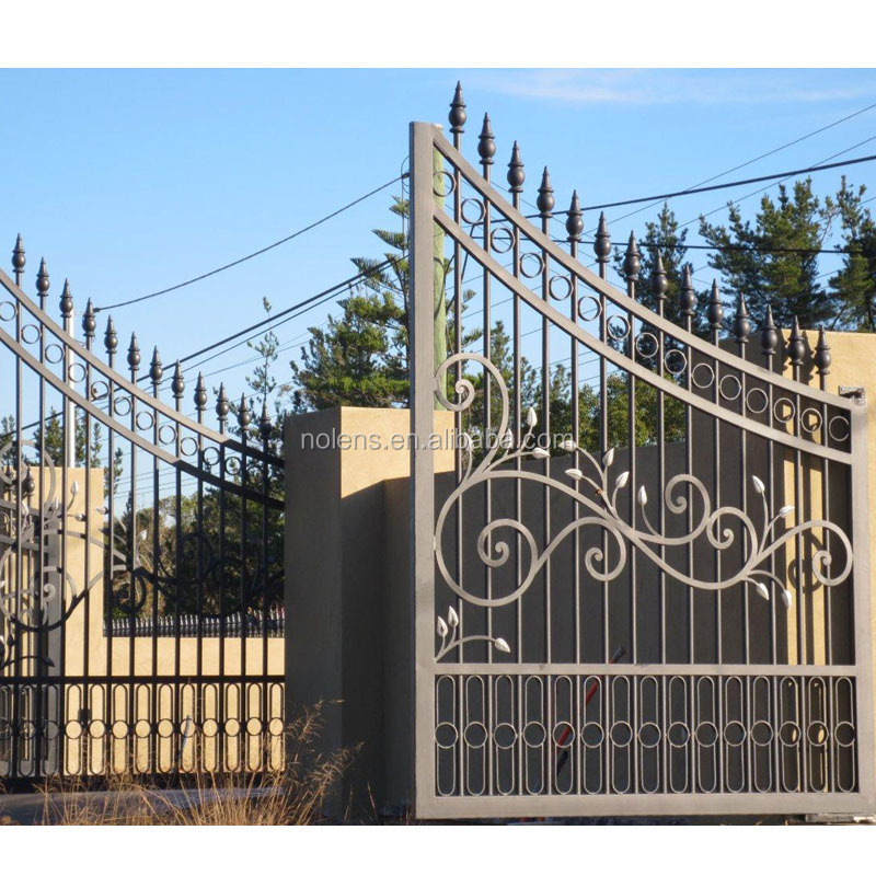 Electric Sliding Driveway Wrought Iron Gate