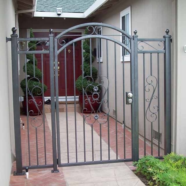 Security wrought iron small  door/ metal gate