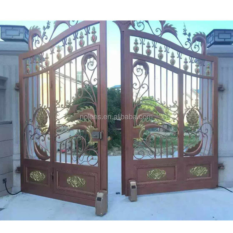 Electric Sliding Driveway Wrought Iron Gate