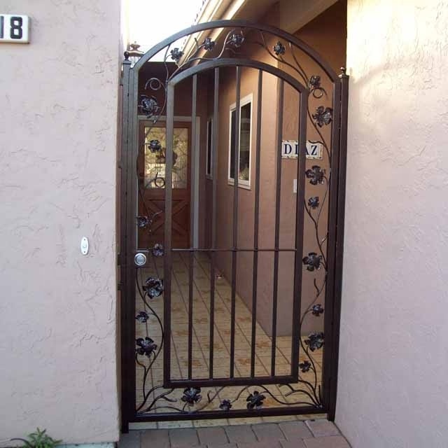 Security wrought iron small  door/ metal gate