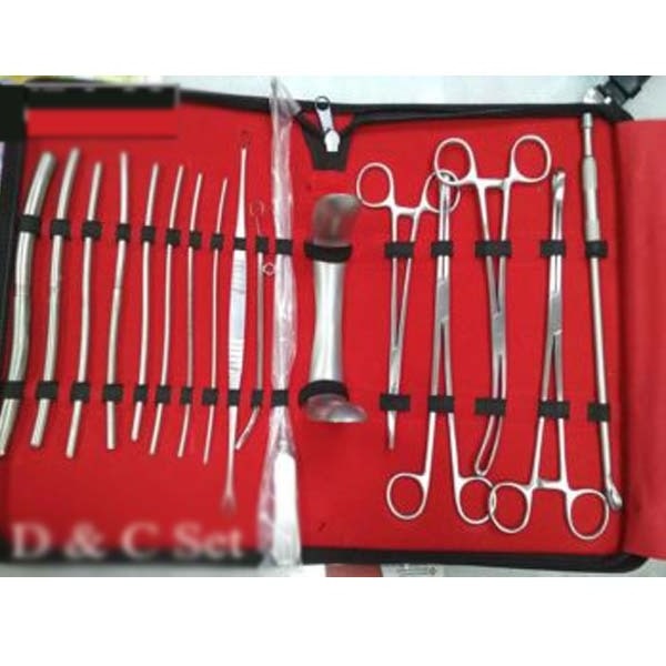 Curettage instruments Set DNC Instruments Set / Gynecology Dilation and curettage Set