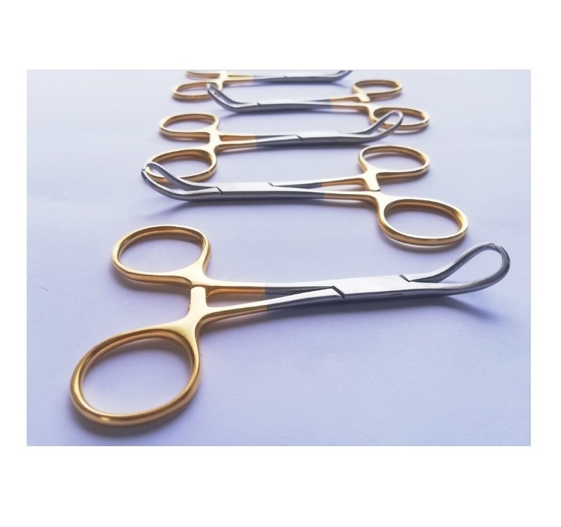 Backhaus Towel Forceps Curved /Towel Clamps