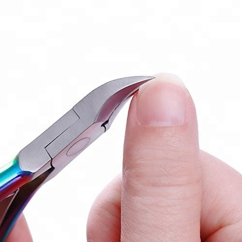 wholesale single use nail nippers Stainless Steel Cuticle Nipper 1/4 Jaw Cuticle Nipper Nail Clipper High Quality