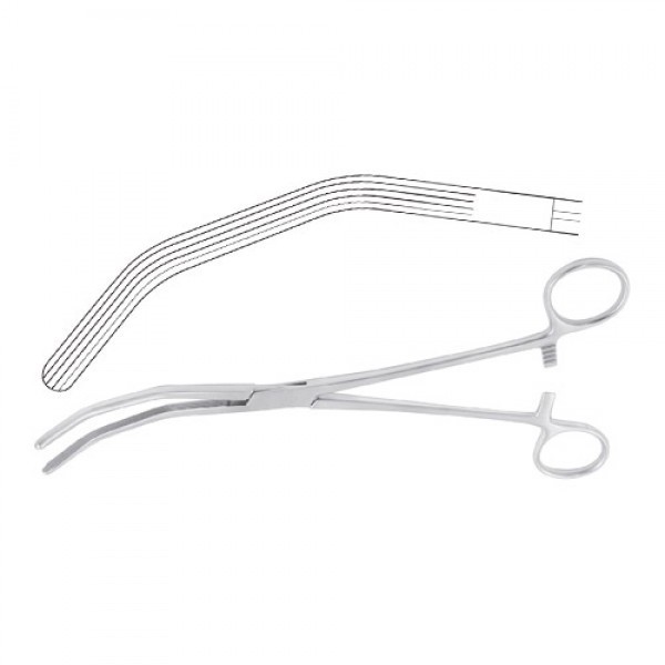 Premium High Quality Herrick Kidney Pedicle Clamp Forceps Hot Selling Stainless Steel Made Wholesale 23.5cm