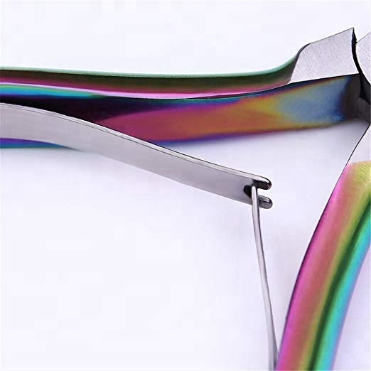 wholesale single use nail nippers Stainless Steel Cuticle Nipper 1/4 Jaw Cuticle Nipper Nail Clipper High Quality