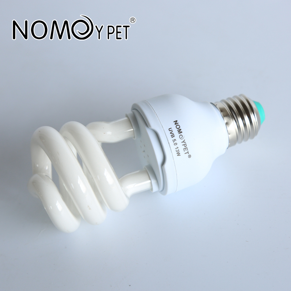 NOMOYPET High Quality 5.0 10.0 Terrarium Lamp 13w Energy-Saving UVB Bulb For Reptile Turtle