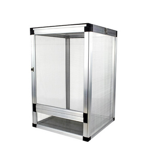 High Quality Aluminum Alloy Mesh Cage Reptile Enclosure For Breeding Reptiles