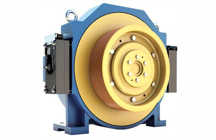 MONADRIVE Elevator Gearless Traction Machine MCK500 elevator motor