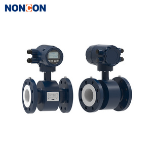 DN65 Flange boss type magnetic flow water meter conductive acid alkali liquid sewage METER