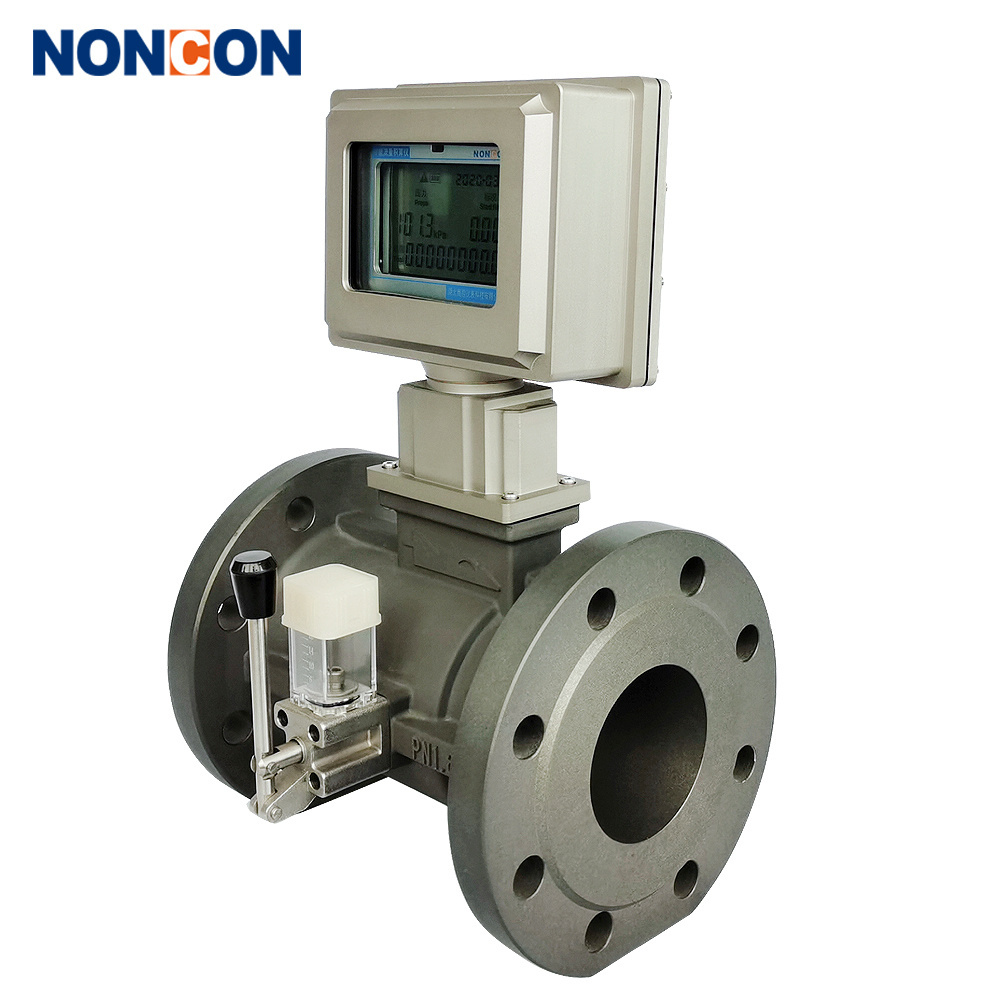 Cheap natural lpg gas turbine flow meter propane n2 nitrogen compressed air gas flow meter with LCD 4-20mA output