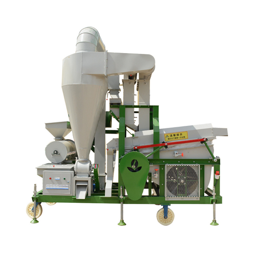 5XFZ-15DC High Clarity Grain Cleaner Wheat Red Kidney Bean Seed Cleaning Grading Processing Machine