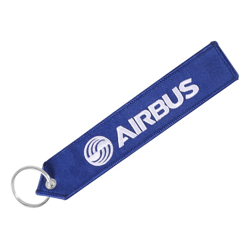 REMOVE BEFORE FLIGHT Embroidered Keychain AIRBUS Keychains BOEING Key Tag BELUGAXL Luggage Tag Embroidery Keychain