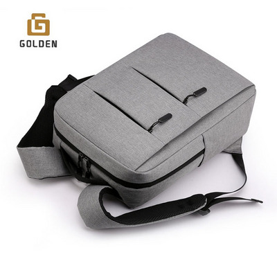 Golden Custom Design Waterproof Outdoor Sport Hiking Drawstring Camera Backpack Office Computer Bag Laptop Backpack With Eyes