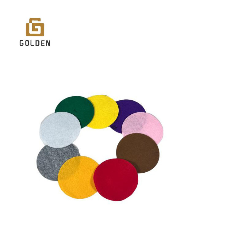 Golden Nylon Felt Material 4m Nonwoven Fabric For Tennis Balls 180g Sqm Polyester Felt Hair Punch Needle Art Needle Punched Felt