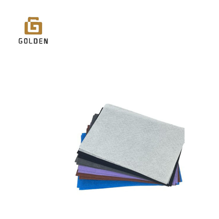 Golden Nonwoven Fabric Suppliers Needle Punched Felt Tennis Ball Fabric Mate Felt Fabric Polyester 5mm 3mm Needle Punched Felt