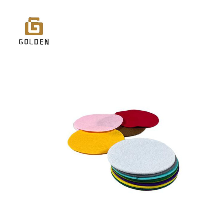 Golden Nylon Felt Material 4m Nonwoven Fabric For Tennis Balls 180g Sqm Polyester Felt Hair Punch Needle Art Needle Punched Felt