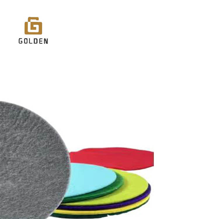 Golden Nylon Felt Material 4m Nonwoven Fabric For Tennis Balls 180g Sqm Polyester Felt Hair Punch Needle Art Needle Punched Felt