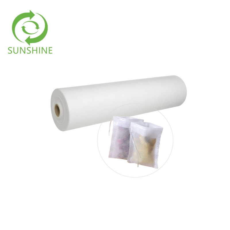 Hot sales 100%PLA Corn fiber spunbond non woven fabrics and pla nonwoven mesh fabric for pla tea bags or seed bags etc.