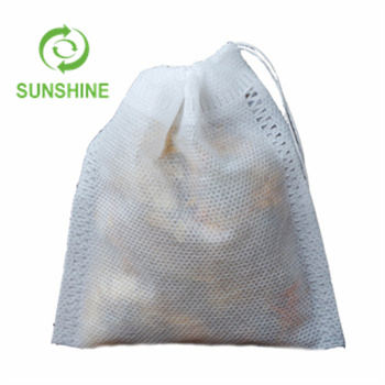 Hot sales 100%PLA Corn fiber spunbond non woven fabrics and pla nonwoven mesh fabric for pla tea bags or seed bags etc.