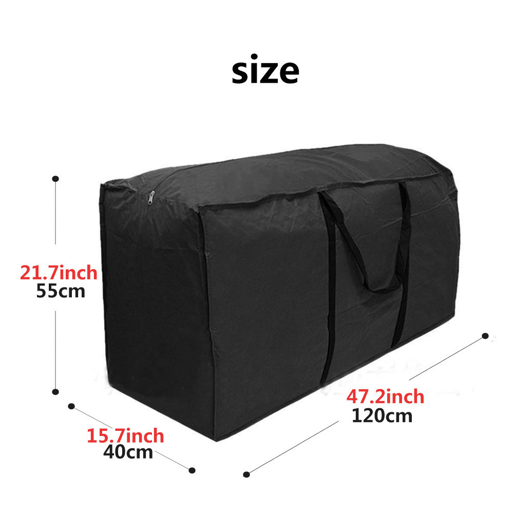 Storage bags large outdoor garden furniture cushion storage bag case waterproof christmas trees storage bags